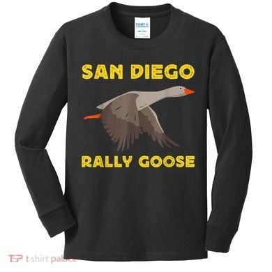 San Diego Rally Goose Kids Long Sleeve Shirt