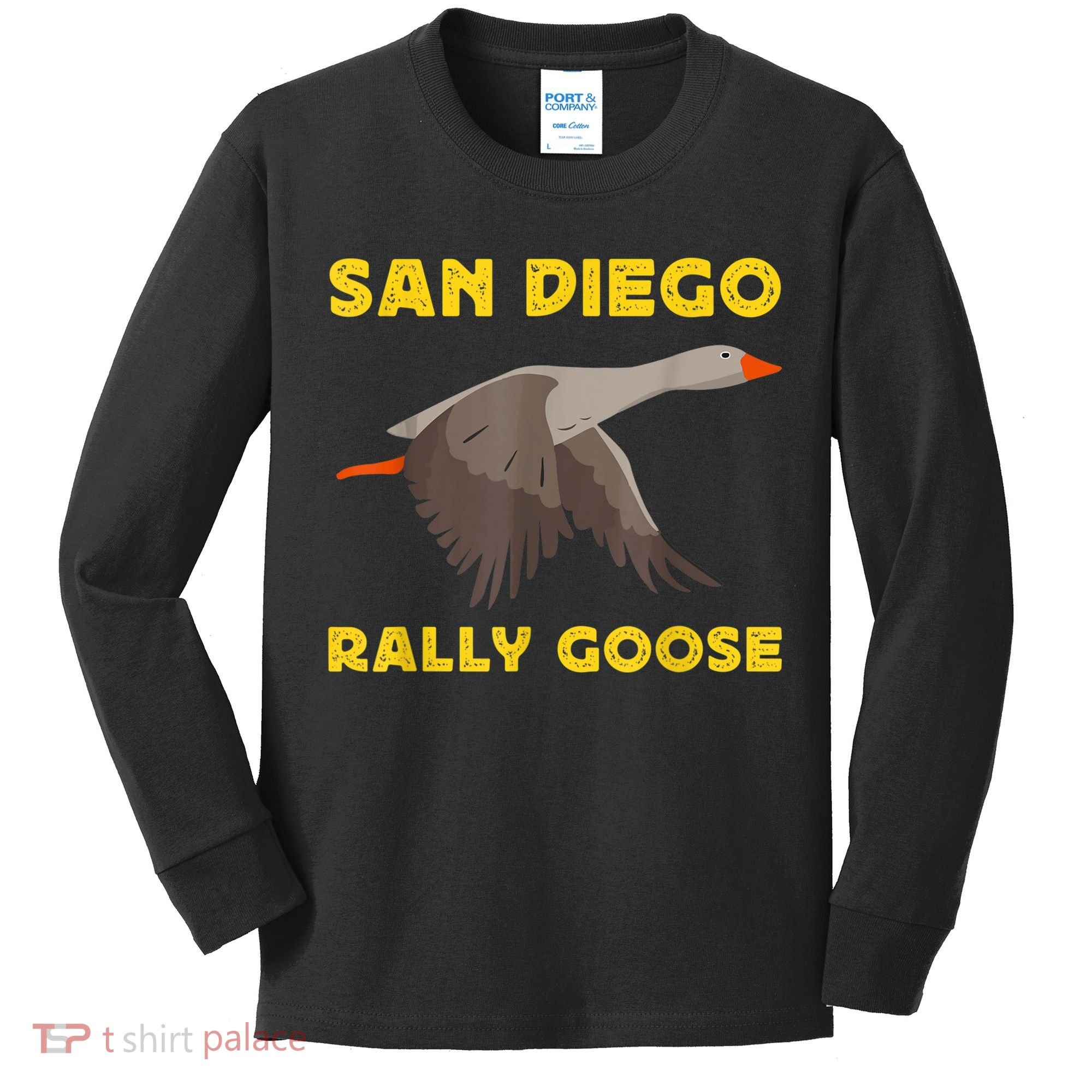 San Diego Rally Goose Kids Long Sleeve Shirt