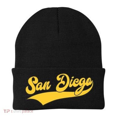 San Diego Retro Throwback Design Classic Beanie