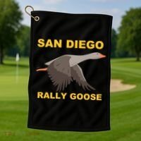 San Diego Rally Goose LFGSD Baseball Golf Towel thumb 1