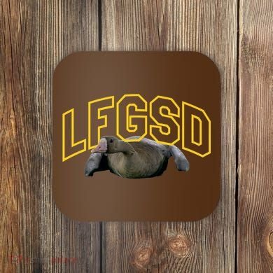 San Diego Rally Goose LFGSD Baseball Coaster