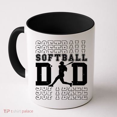 Softball Dad Coffee Mug