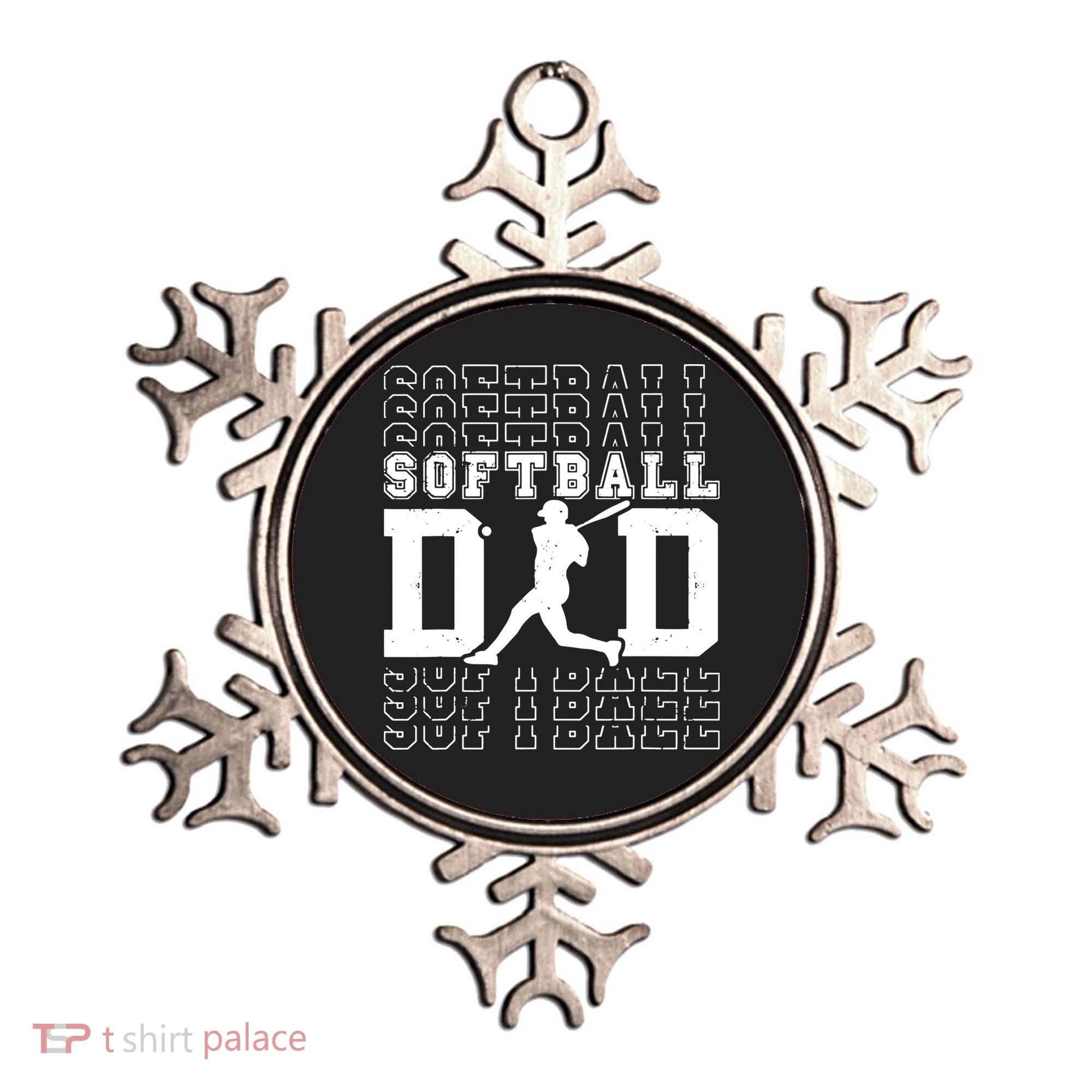Softball Dad Ornament