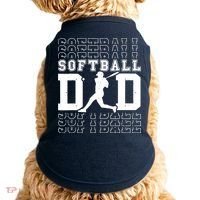 Softball Dad Doggie Tank thumb 0