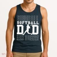 Softball Dad Tank Top thumb 3