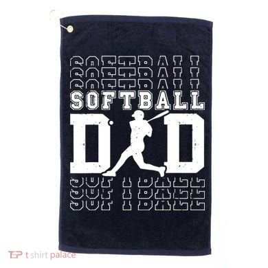 Softball Dad Golf Towel