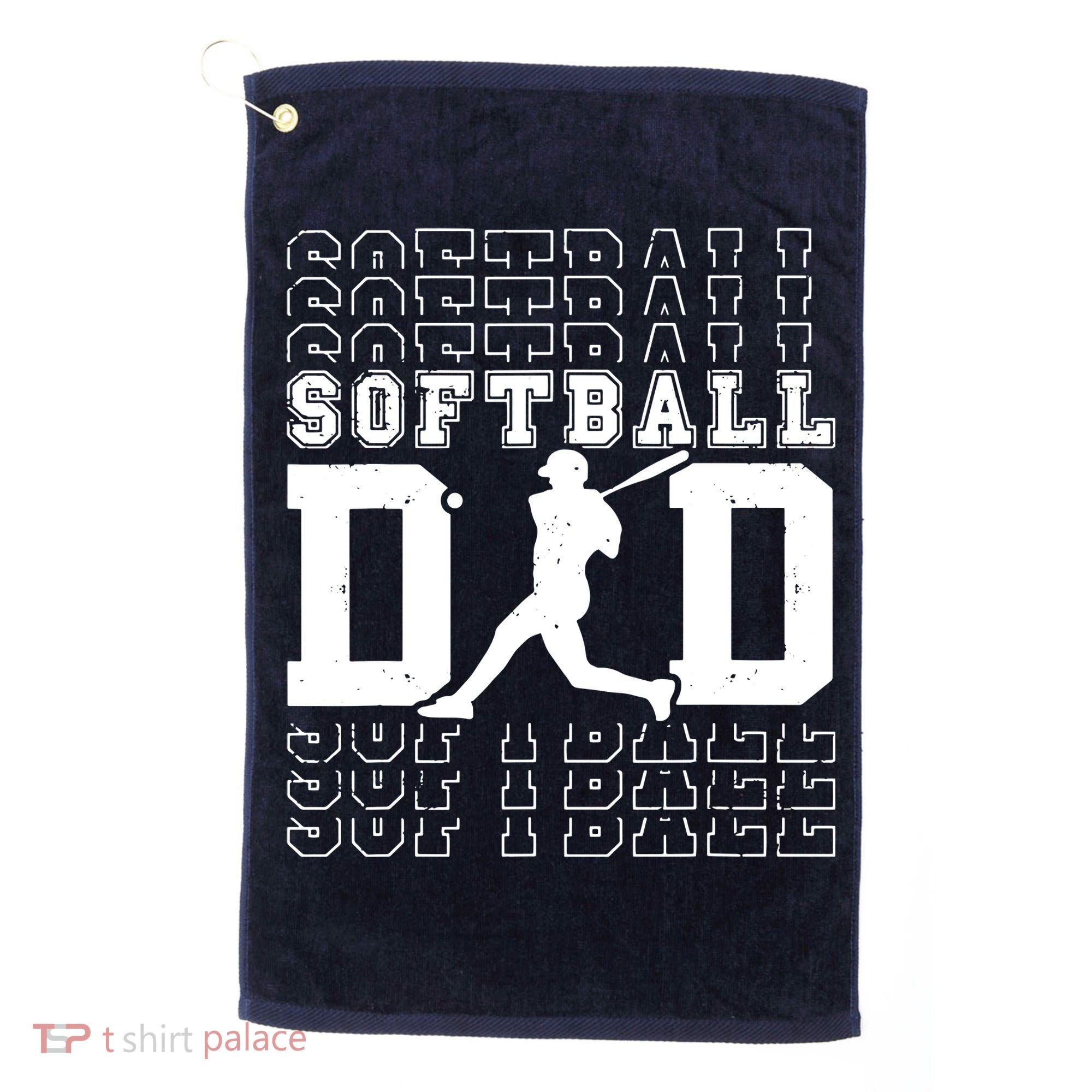 Softball Dad Golf Towel