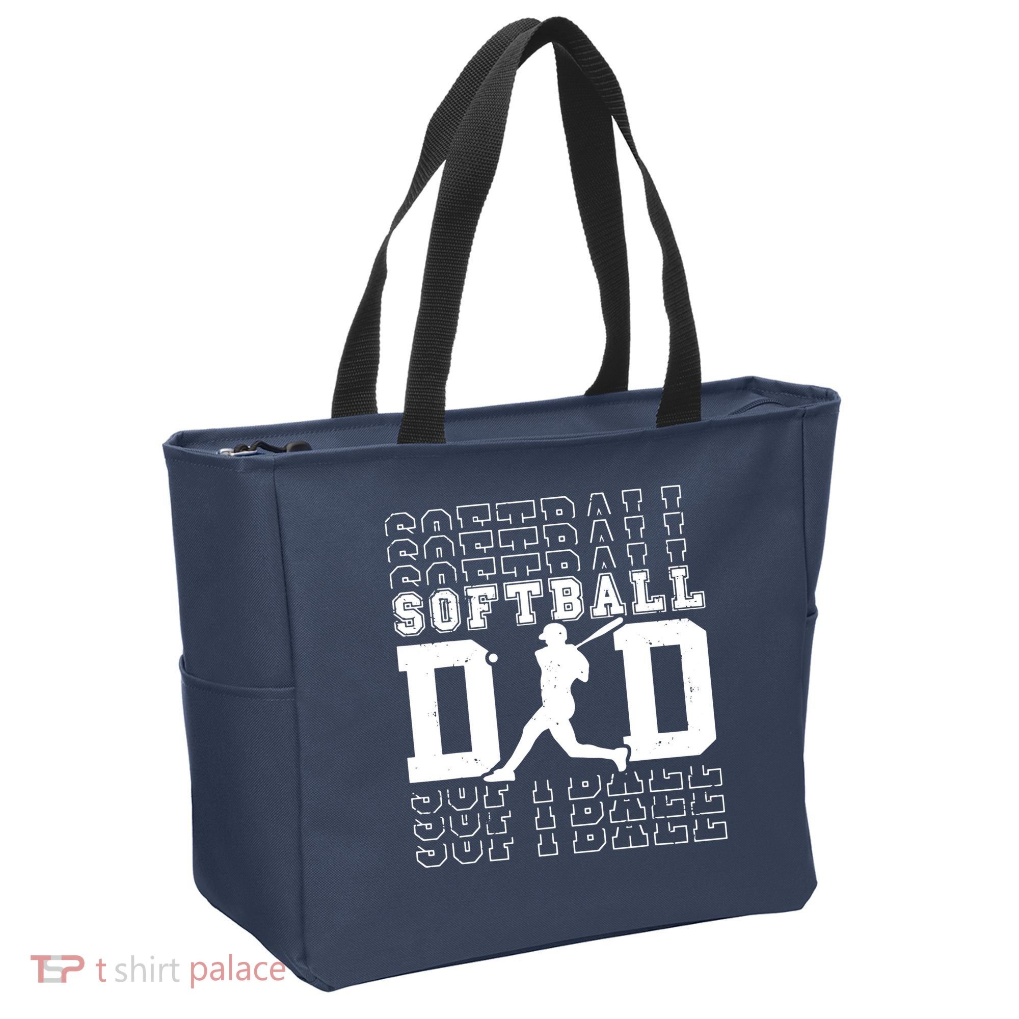 Softball Dad Tote Bag