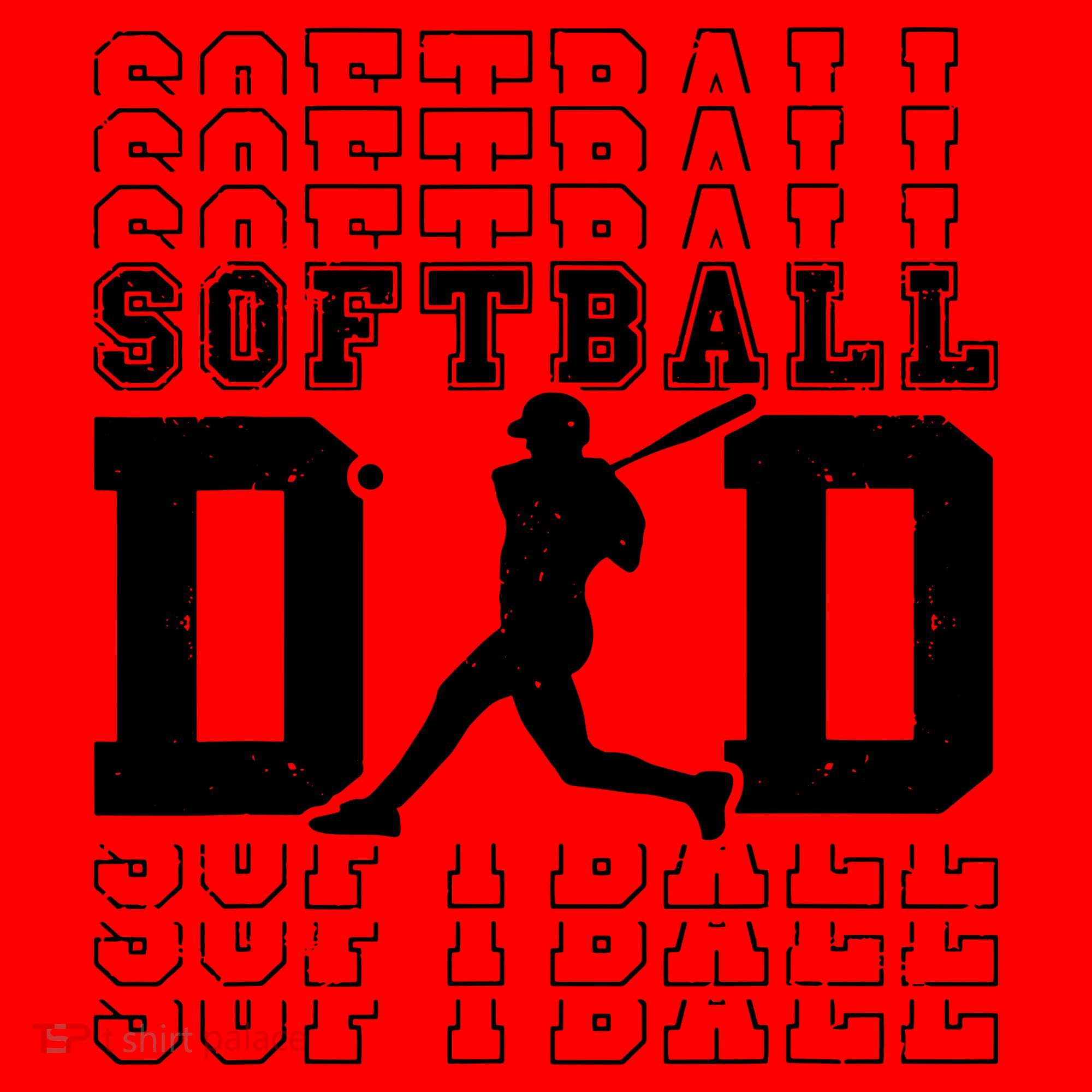 Softball Dad Santa Hat
