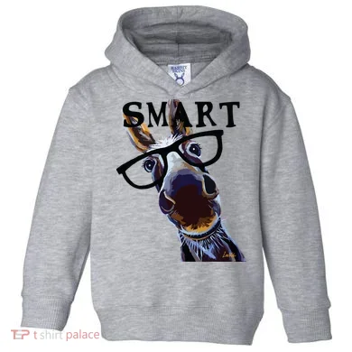 Smart Donkey Smart Donkey Toddler Hoodie