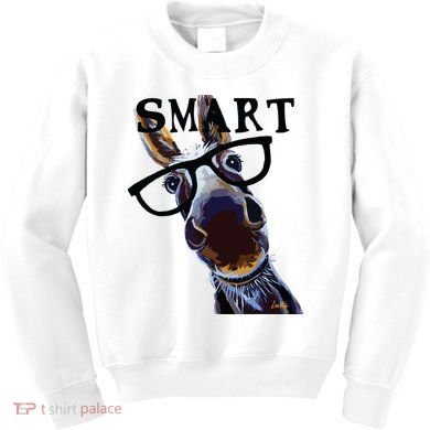 Smart Donkey Smart Donkey Kids Sweatshirt