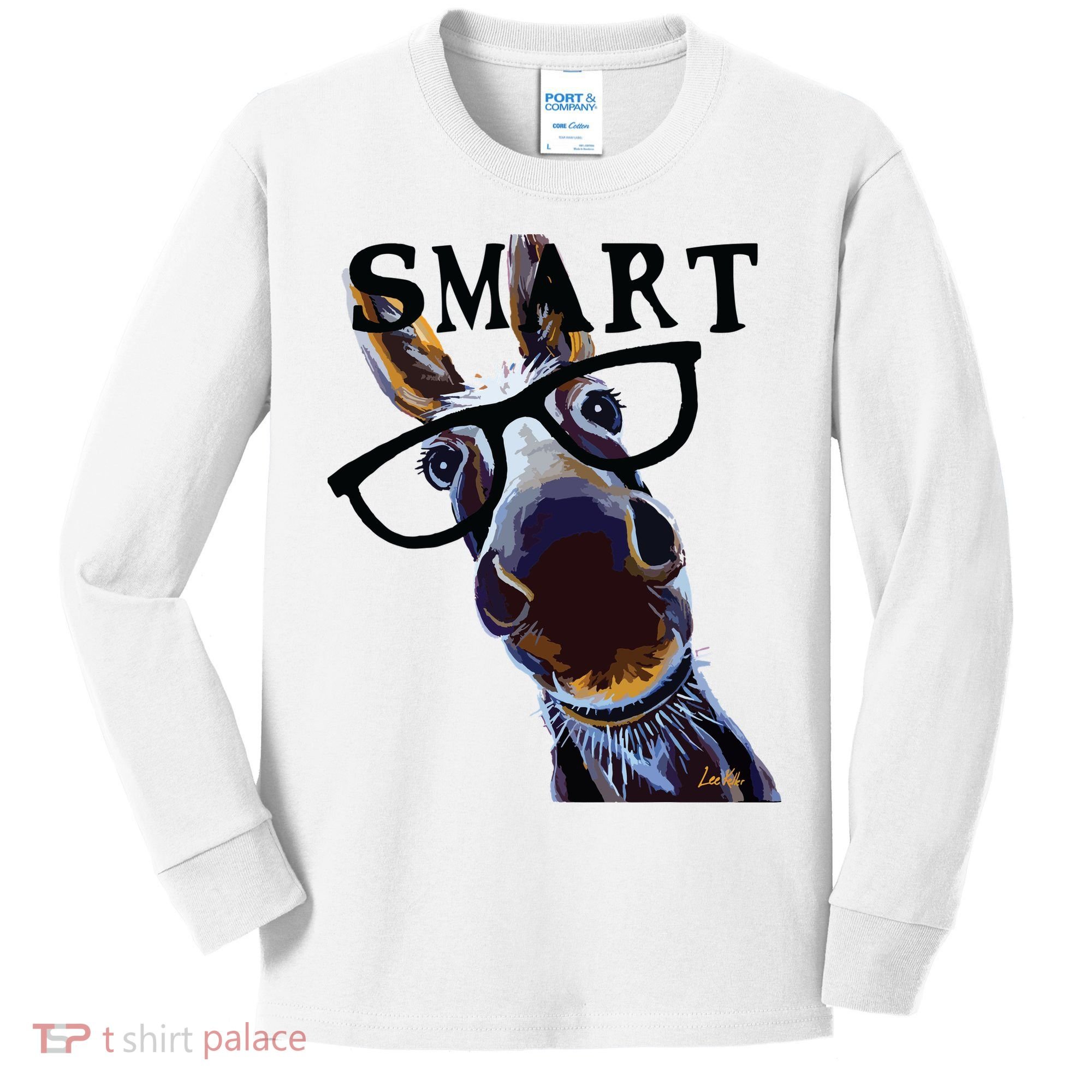 Smart Donkey Smart Donkey Kids Long Sleeve Shirt