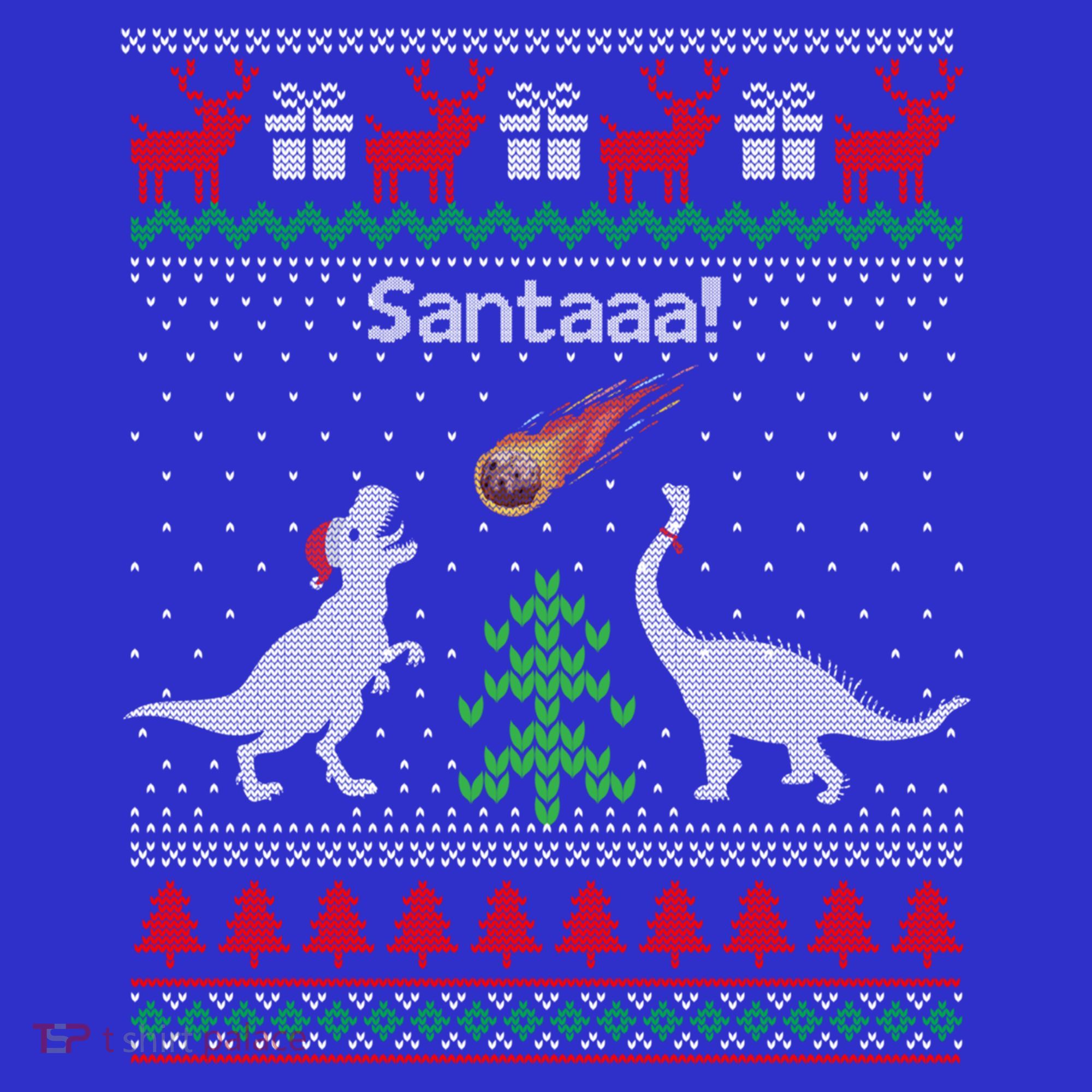 Santa Dinosaur Sweater Ugly Christmas Sweater Dinosaur Gift Women's Tank Top