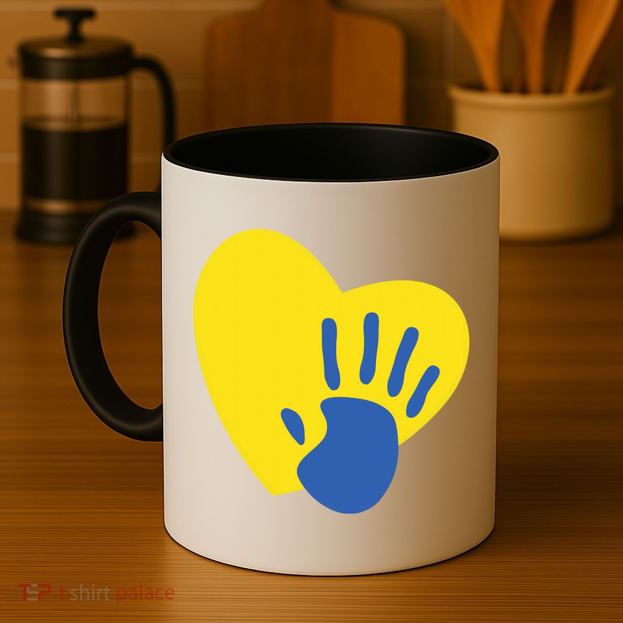 Support Down Syndrome Heart Awareness Coffee Mug