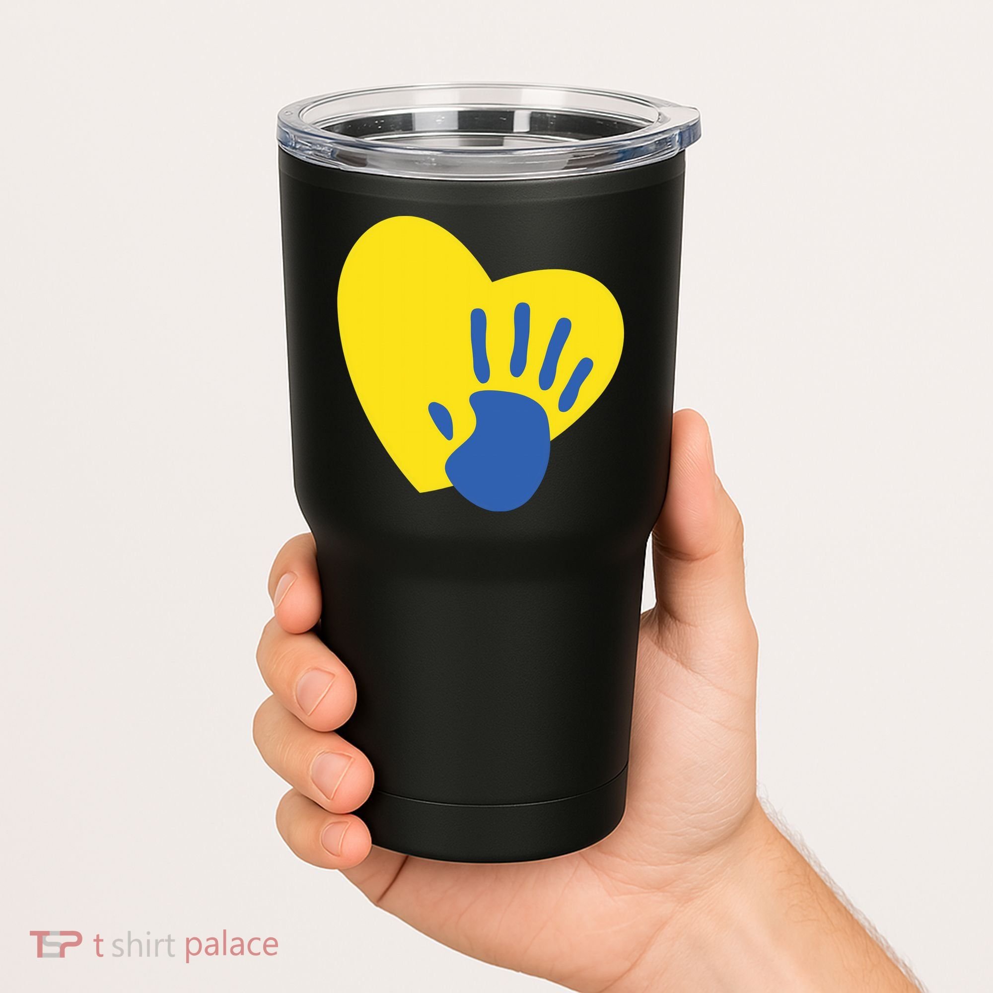 Support Down Syndrome Heart Awareness Tumbler
