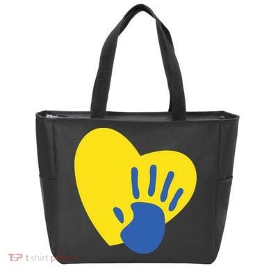 Support Down Syndrome Heart Awareness Tote Bag