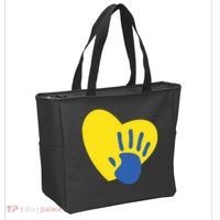 Support Down Syndrome Heart Awareness Tote Bag thumb 2