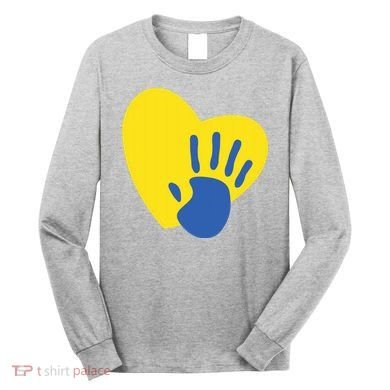 Support Down Syndrome Heart Awareness Long Sleeve Shirt