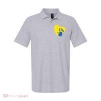 Support Down Syndrome Heart Awareness Polo thumb 0