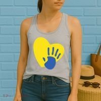 Support Down Syndrome Heart Awareness Women's Tank Top thumb 2