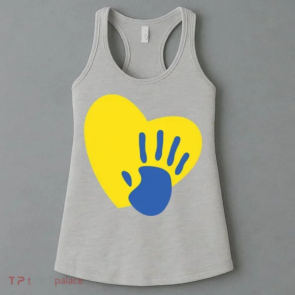 Support Down Syndrome Heart Awareness Women's Tank Top