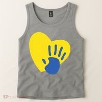 Support Down Syndrome Heart Awareness Tank Top thumb 2