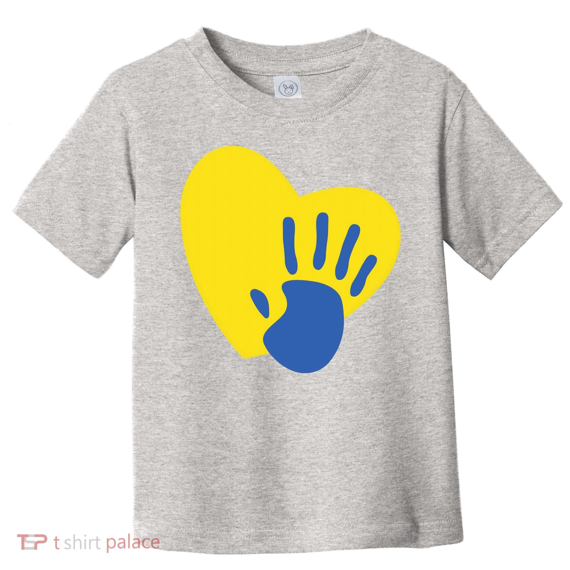 Support Down Syndrome Heart Awareness Toddler T-Shirt