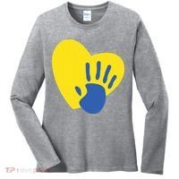 Support Down Syndrome Heart Awareness Women's Long Sleeve Shirt thumb 0