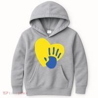 Support Down Syndrome Heart Awareness Kids Hoodie thumb 0