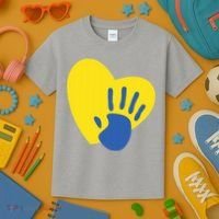 Support Down Syndrome Heart Awareness Kids T-Shirt thumb 3