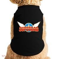Super Dad Superhero Winged Badge Emblem Doggie Tank thumb 0