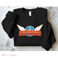 Super Dad Superhero Winged Badge Emblem Sweatshirt thumb 2
