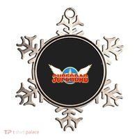 Super Dad Superhero Winged Badge Emblem Ornament thumb 0