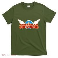 Super Dad Superhero Winged Badge Emblem T-Shirt thumb 0
