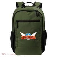 Super Dad Superhero Winged Badge Emblem Backpack thumb 0