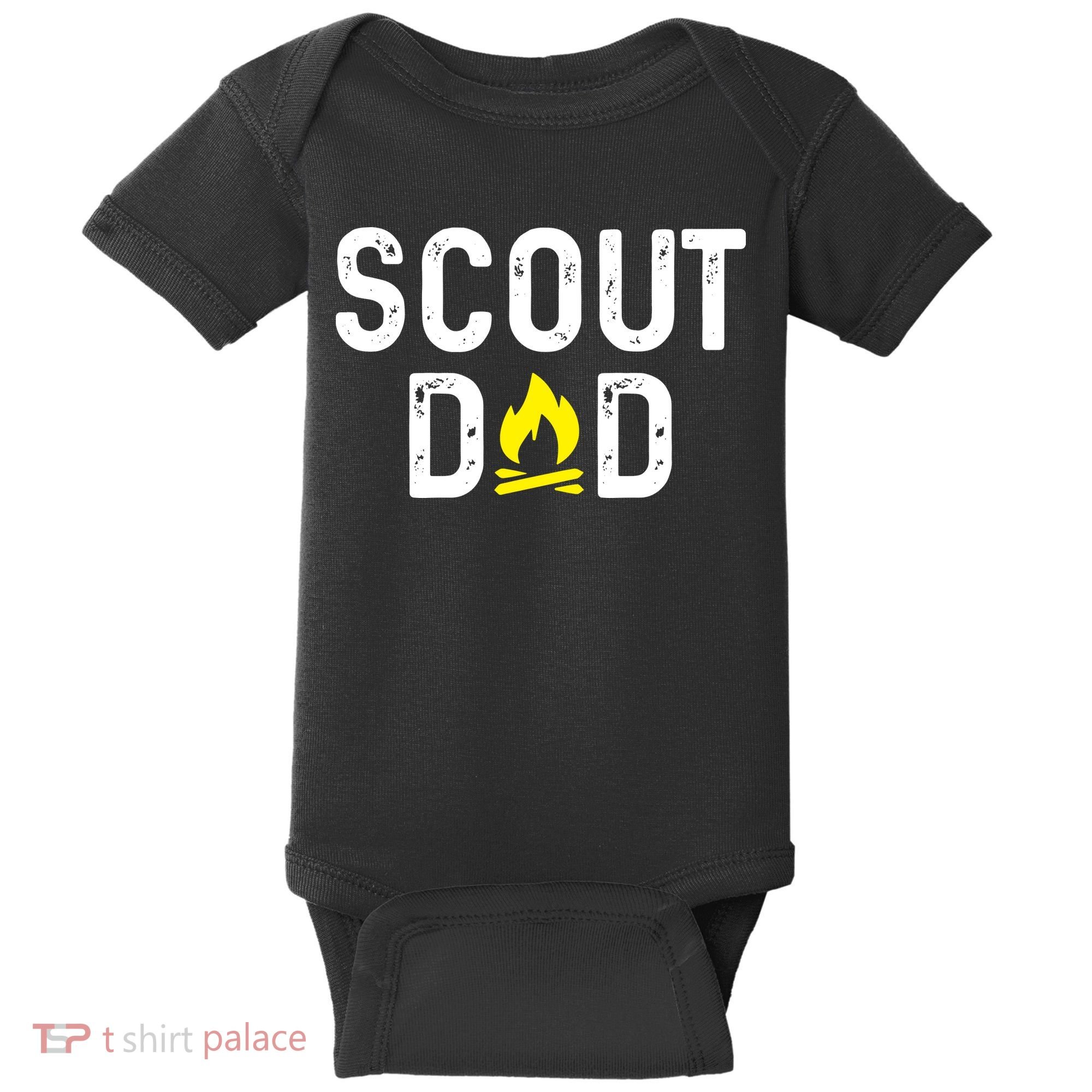 Scouting Dad Scout Dad Father Scout Baby Bodysuit