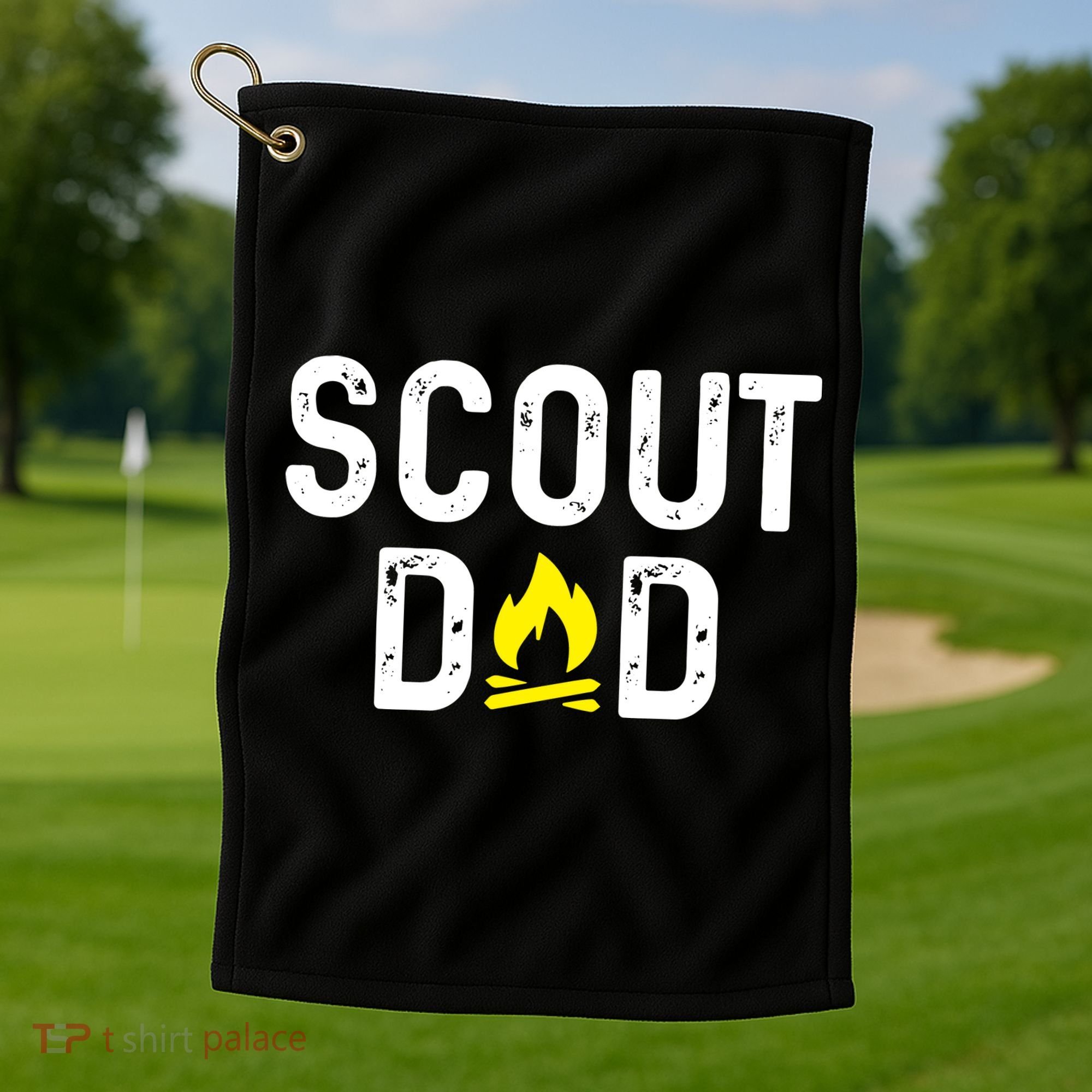 Scouting Dad Scout Dad Father Scout Golf Towel