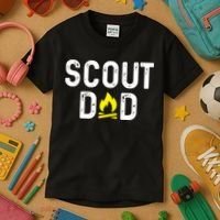 Scouting Dad Scout Dad Father Scout Kids T-Shirt thumb 3