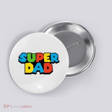 Super Dad Button