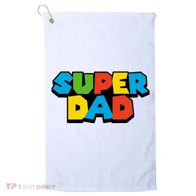 Super Dad Golf Towel
