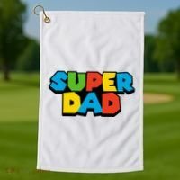 Super Dad Golf Towel thumb 1