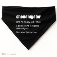 Shenanigator Definition USA-Made Doggie Bandana thumb 0