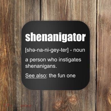 Shenanigator Definition Coaster