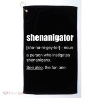 Shenanigator Definition Golf Towel thumb 0