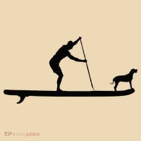 SUP Dog Stand Up Paddle Board Paddling Surf Surfing Tote Bag thumb 4