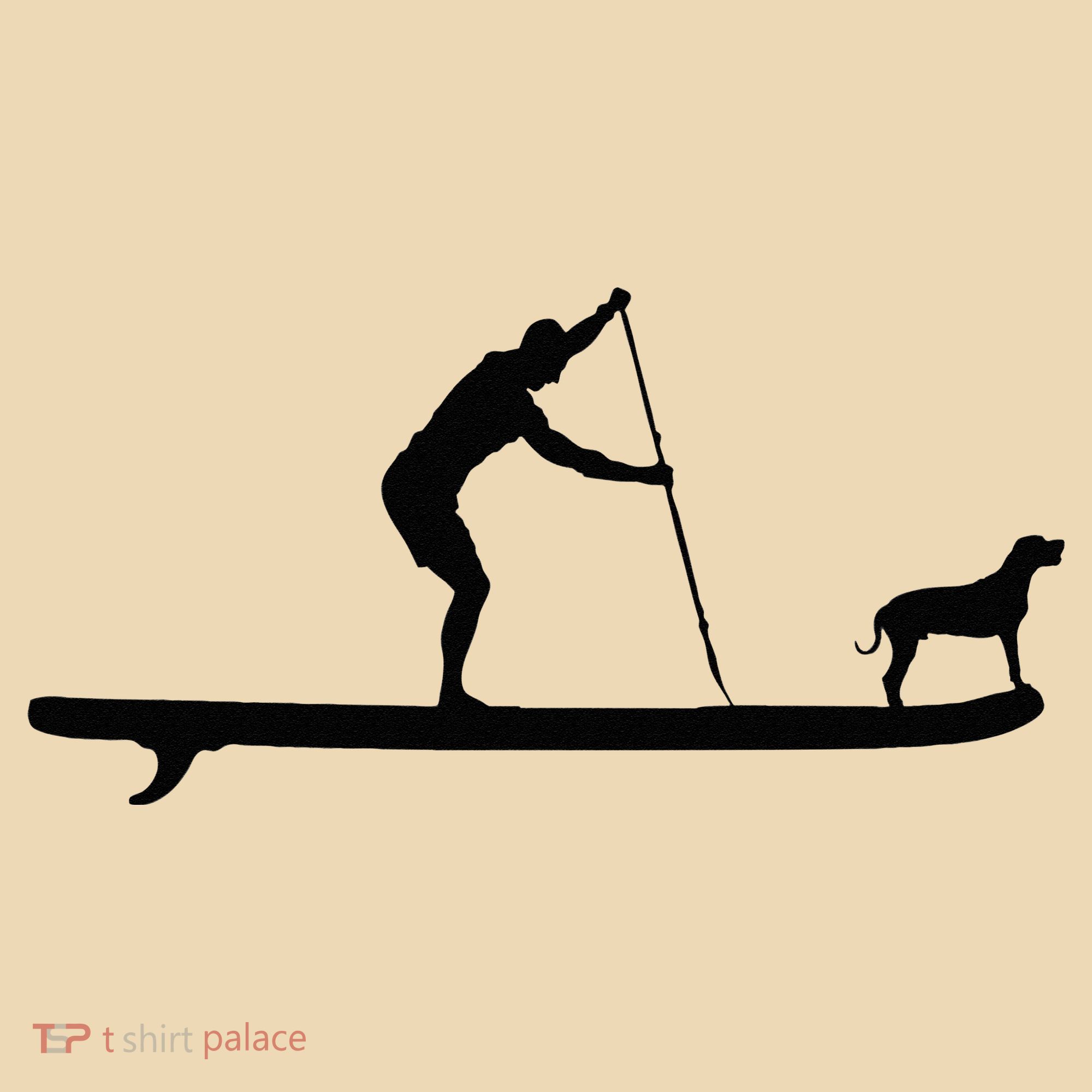 SUP Dog Stand Up Paddle Board Paddling Surf Surfing Tote Bag