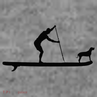 SUP Dog Stand Up Paddle Board Paddling Surf Surfing Toddler Hoodie thumb 2