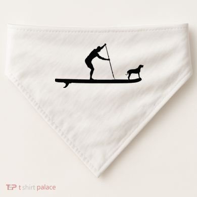 SUP Dog Stand Up Paddle Board Paddling Surf Surfing USA-Made Doggie Bandana