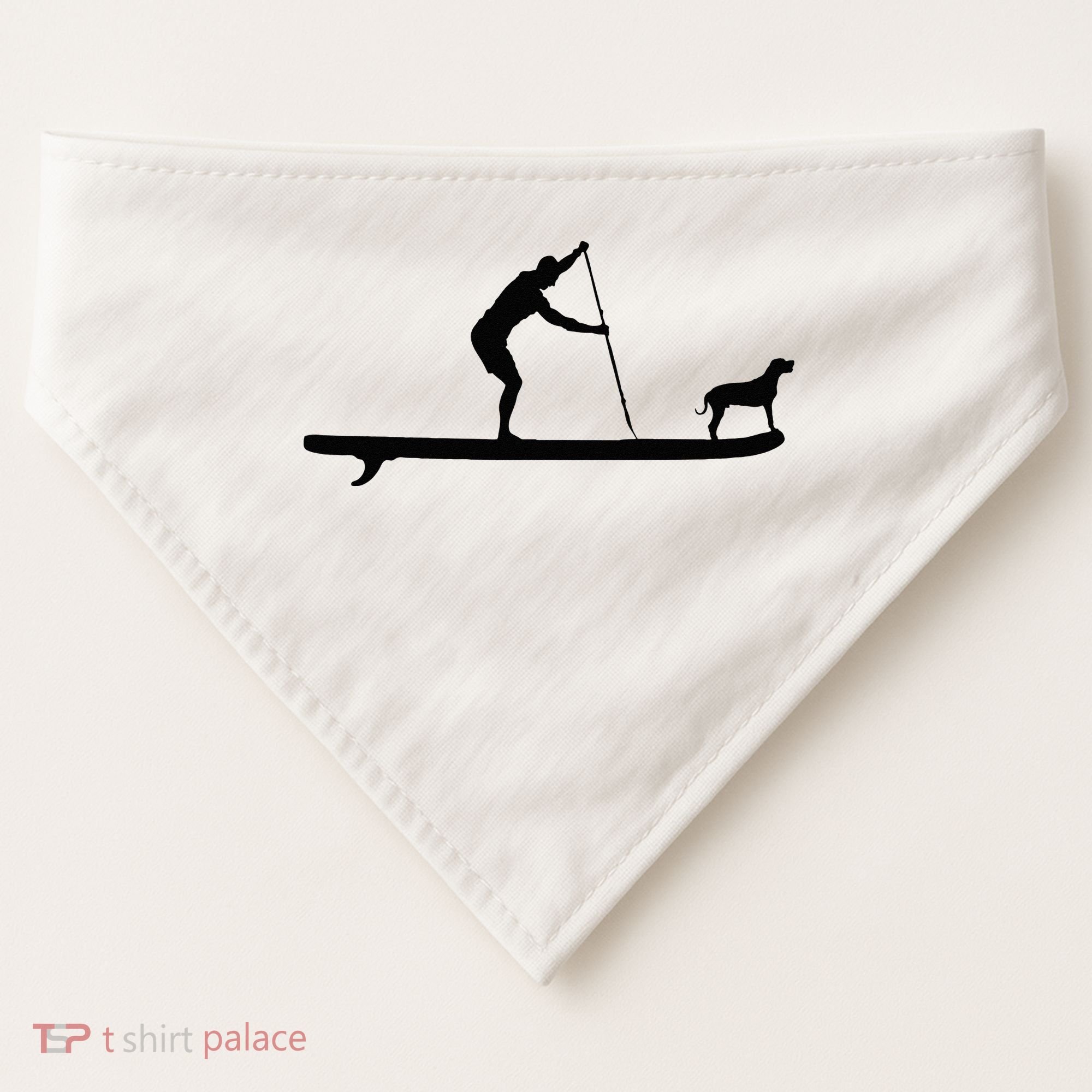 SUP Dog Stand Up Paddle Board Paddling Surf Surfing USA-Made Doggie Bandana