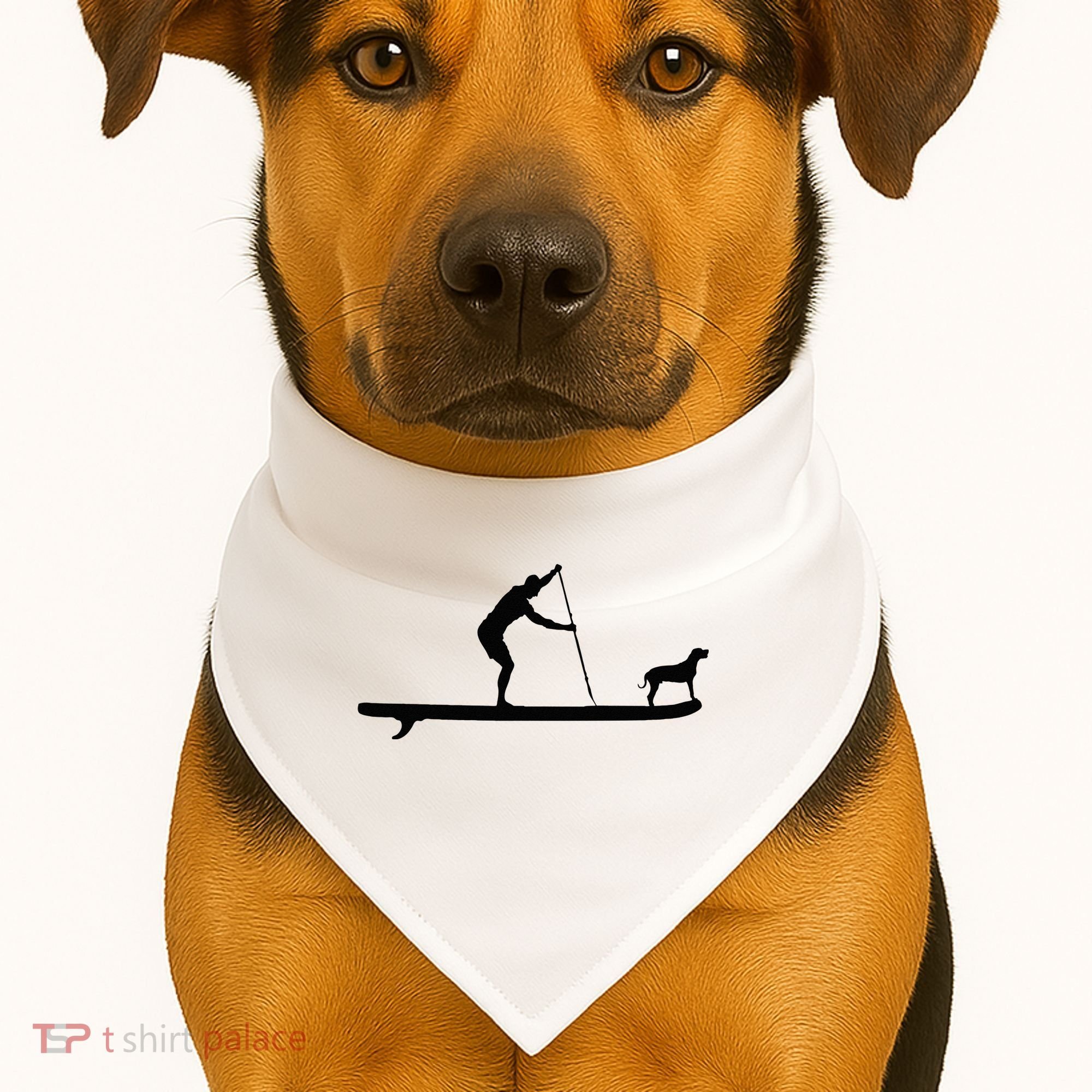 SUP Dog Stand Up Paddle Board Paddling Surf Surfing USA-Made Doggie Bandana